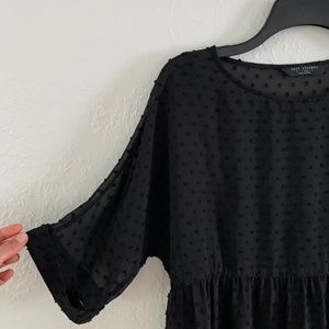 Knot Sisters Black Lace Dress